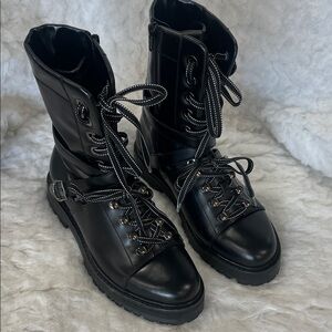 Valentino Lace-Up Boots